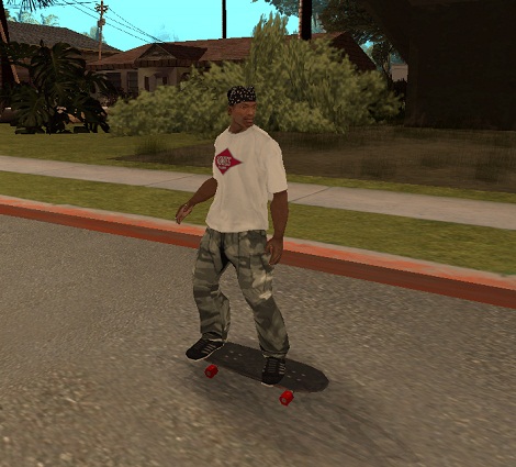 скейт в gta san andreas